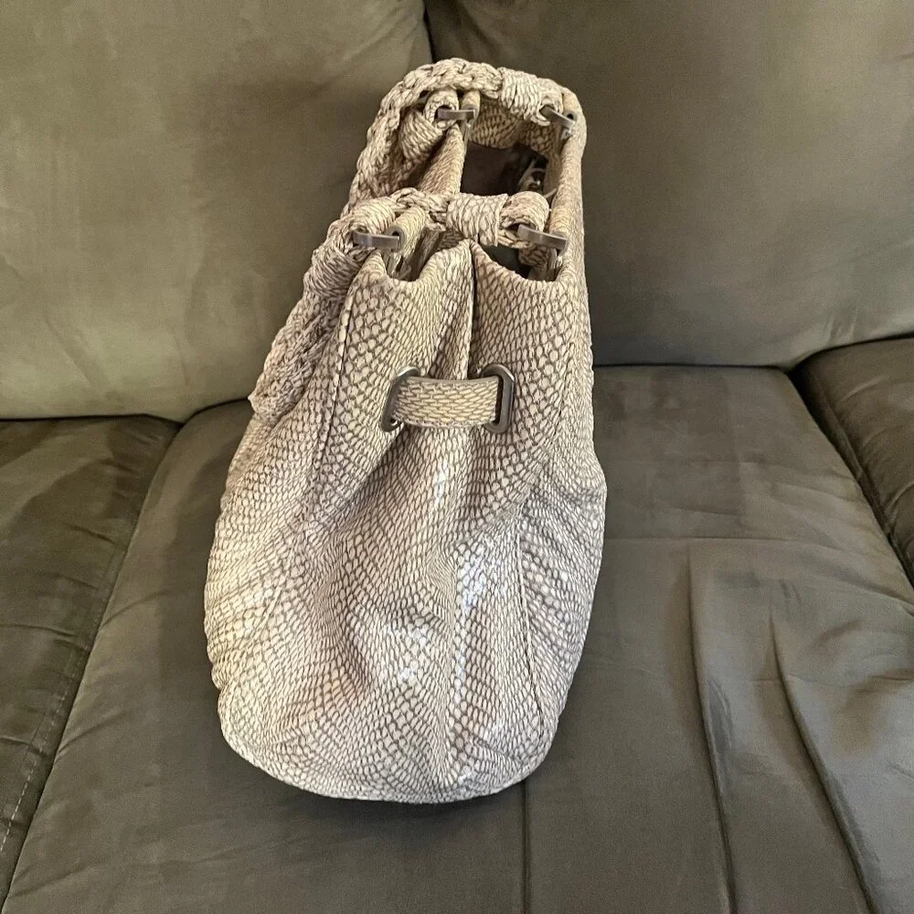 Cole Haan Beige Woven Shoulder Bag